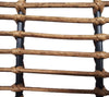 Maki Outdoor Patio Chair - Hand-Woven Resin Wicker, UV & Weather Resistant - Natural | Fauteuil Maki pour la terrasse à l’extérieur - osier en résine tressé à la main, résistant aux rayons UV et aux intempéries - naturelle