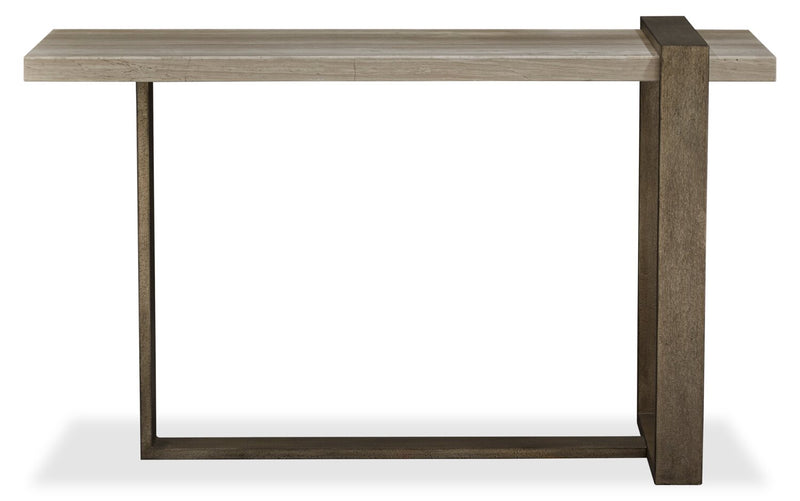 Table de salon Cyprus - beige et bronze