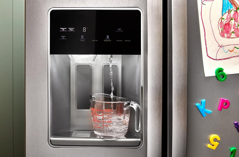 Réfrigérateur Whirlpool de 21 pi³ et de 36 po à compartiments juxtaposés - noir - WRSC5536RB