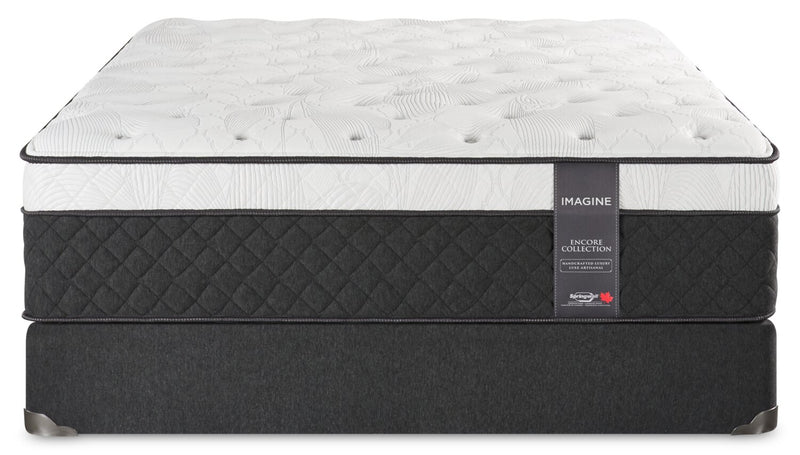 Ensemble matelas moelleux à Euro-plateau Encore Imagine de Springwall pour lit double 