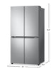 LG 36” 23.6 Cu. Ft French 4-Door Counter-Depth Refrigerator with Ice Maker - LF24C8200S | Réfrigérateur LG de 23,6 pi3 et de 36 po de profondeur comptoir à 4 portes françaises avec machine à glaçons - LF24C8200S