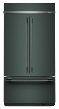 Réfrigérateur KitchenAid de 24,2 pi³ et de 42 po à portes françaises à congélateur inférieur - genièvre - KBFN542SJP