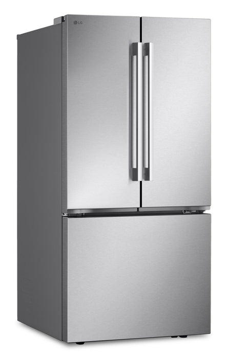 Réfrigérateur LG de 25 pi3 et de 33 po de profondeur standard à portes françaises - acier inoxydable - LF25H6200S
