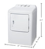 Midea 7.0 Cu. Ft. Electric Tumble Dryer – White - MLTE45A2BWW  | Sécheuse électrique Midea de 7,0 pi3 avec culbutage - blanche - MLTE45A2BWW