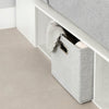 Everley Platform Bed with Built-in Storage & Baskets, White - Full Size | Lit plateforme Everley avec rangement et paniers intégrés, blanc - format lit double