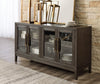 Metro Dining Server with Storage, 60"W - Brown | Desserte de salle à manger Metro de 60 po (L) avec rangement - brune