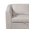 Envy 2-Piece Left-Facing Chenille Fabric Sleeper Sectional - Fog Grey | Sofa-lit sectionnel de gauche Envy 2 pièces en tissu de chenille - gris brouillard
