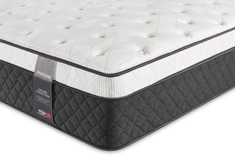 Matelas moelleux à Euro-plateau Encore Imagine de Springwall pour lit simple 