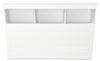 Riley Mates Bed with Bookcase Headboard Set for Kids,Made in Canada, White - Full Size | Lit matelot Riley avec ensemble de tête de lit bibliothèque pour enfants, fabriqué au Canada, blanc - format lit double