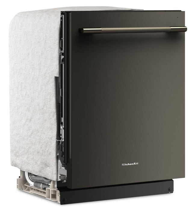 Lave-vaisselle KitchenAid de 24 po et de 44 dBA avec troisième panier 360° Max JetsMC - minerai noir - KDTS424SBE