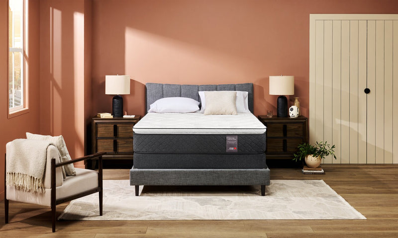 Ensemble matelas moyen à plateau-coussin Encore Atmosphere de Springwall pour lit simple 