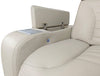 Zen 40" Leather-Look Fabric Power Reclining Massage Chair with Power Headrest and Heated Seat - Apricot | Fauteuil de massage à inclinaison électrique Zen de 40 po en tissu d’apparence cuir avec appuie-tête électrique et siège chauffant - abricot