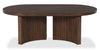 Barlow 52” Solid Wood Mid-Century Modern Coffee Table - Brown | Table à café Barlow de 52 po de style moderne du milieu du 20e siècle en bois massif - brune