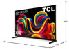 TCL 75" X11L SQD Mini-LED 4K UHD HDR Smart TV with Google TV (75X11L) - 2026 Model | Téléviseur intelligent SQD Mini DEL TCL X11L 4K UHD HDR de 75 po avec Google TV (75X11L) - modèle 2026