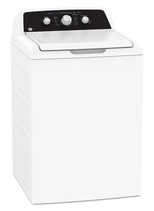 Laveuse à chargement par le haut de 4,4 pi3 et sécheuse électrique de 6,2 pi3 de GE avec cycle SaniFresh