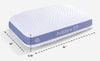 Bedgear Balance 2.0 Performance Queen Pillow – Back Sleeper  | Oreiller PerformanceMD Balance 2.0 de Bedgear pour grand lit - pour dormeur sur le dos