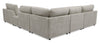 Voyage Modular 6-Piece Left-Facing Fabric Sectional with Console and Removable Back Cushions – Taupe | Sofa sectionnel modulaire de gauche Voyage 6 pièces en tissu avec console et coussins de dossier amovibles - taupe