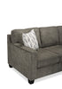 Made in Canada Lennox 79" Chenille Fabric Sofa with Reversible Cushions and Accent Pillows - Grey | Sofa Lennox de 79 po fabriqué au Canada en tissu de chenille avec coussins réversibles et coussins décoratifs - gris