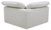 Sky Modular 4-Piece Fabric Sectional with Removable Feather Down Cushions - Nathan Wheat | Sofa sectionnel modulaire Sky 4 pièces en tissu avec coussins amovibles en duvet et plumes - blé Nathan