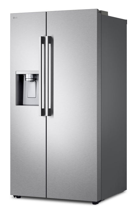 Réfrigérateur LG de 27 pi3 et de 36 po à compartiments juxtaposés - acier inoxydable résistant aux traces de doigts - LL27T3530S 