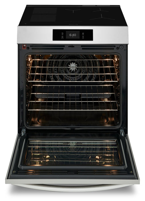 Cuisinière à induction Frigidaire Gallery de 6,2 pi³ avec pizza cuite sur pierre - acier inoxydable Smudge-ProofMD - GCFI307CBF