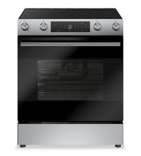  Cuisinière électrique Bosch série 100 de 5,8 pi3 et de 30 po avec préchauffage rapide et friture à air - acier inoxydable - HEF1050MC 