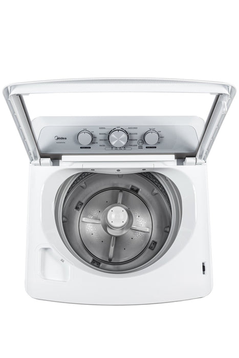 Laveuse Midea à chargement par le haut de 4,5 pi3 avec agitateur - blanche - MLTW45A2BWW