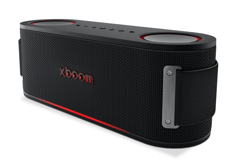 Haut-parleur portatif xboom Bounce par will.i.am de LG résistant à l’eau IP67 avec Bluetooth (BOUNCE.ACANLBK)