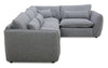 Monaco 4-Piece Sectional - Grey | Sofa sectionnel Monaco 4 pièces - gris | MONAGSEC