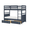 Quinn Trundle Drawers for Bed or Bunk, Set of 2 - Blue | Ensemble 2 tiroirs gigognes Quinn pour lit ou lits superposés - bleu