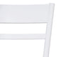 Remi Dining Chair with Curved Ladder-Back - White | Chaise de salle à manger Remi avec dossier en échelle courbé - blanche