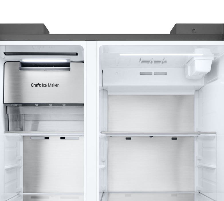 Réfrigérateur LG de 27 pi3 et de 36 po à compartiments juxtaposés - acier inoxydable résistant aux traces de doigts - LL27T3530S 