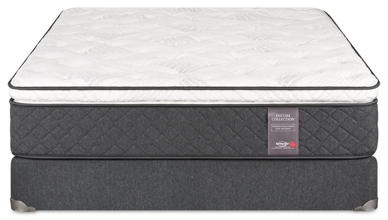 Ensemble matelas moyen à plateau-coussin Encore Atmosphere de Springwall pour lit double 