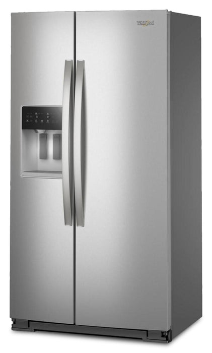 Réfrigérateur Whirlpool de 21 pi³ et de 36 po à compartiments juxtaposés - acier inoxydable résistant aux traces de doigts - WRSC5536RZ