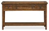 Hanson 50” Traditional Pine Sofa Table with Storage - Toasted Nutmeg | Table de salon traditionnelle Hanson de 50 po en pin - muscade grillée