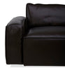 Sedona 3-Piece Genuine Leather Right-Facing Modular Sectional - Chocolate | Sofa sectionnel modulaire de droite Sedona 3 pièces en cuir véritable - chocolat