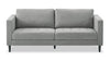 Metro 78" Fabric Sofa with Tufted Seat Cushions and Reversible Back Cushions - Grey | Sofa Metro de 78 po en tissu avec coussins de siège capitonnés et coussins de dossier réversibles - gris