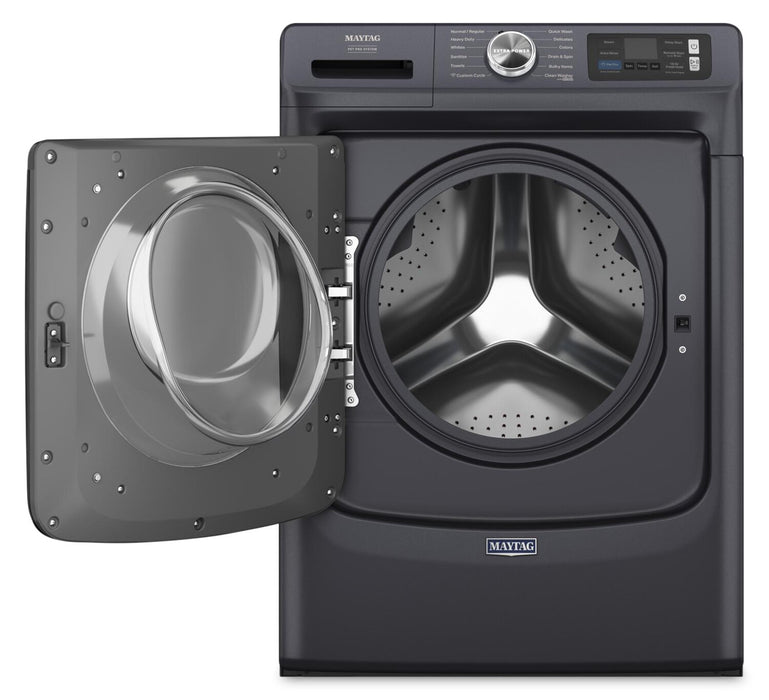 Laveuse intelligente à chargement frontal Pet Pro de 5,8 pi3 de Maytag - acier minuit - MFW7020RF
