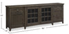 Wesley 90" Traditional TV Stand with Storage and Cable Management for TVs up to 95" - Graphite | Meuble pour téléviseur traditionnel Wesley de 90 po avec rangement et système de gestion des câbles pour téléviseurs jusqu’à 95 po - graphite