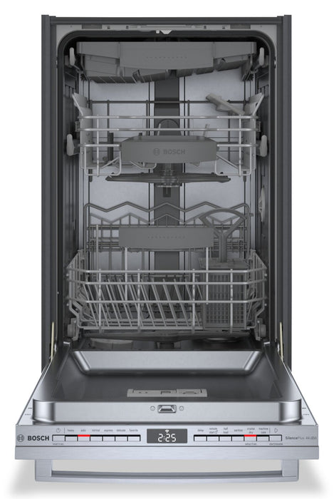 Lave-vaisselle intelligent Bosch de série 800 de 18 po avec PrecisionWashMD et 3e panier - SPX68C75UC