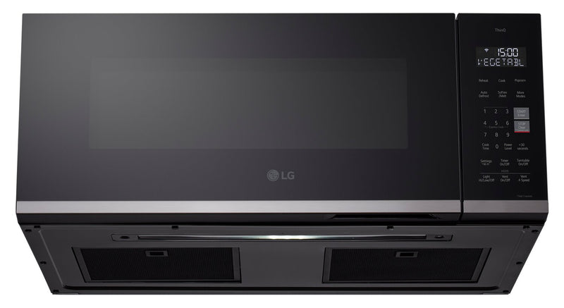 Four à micro-ondes à hotte intégrée intelligent à profil bas LG de 1,3 pi3 - MVEF1323F
