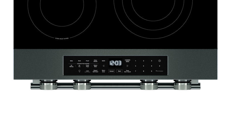 Cuisinière électrique KitchenAid de 5,3 pi³ et de 30 po - genièvre - YKSES530SJP