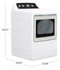 GE 7.2 Cu. Ft. Electric Dryer with SaniFresh Cycle – White - GTD49EBMRWS | Sécheuse électrique GE de 7,2 pi³ avec cycle SaniFresh - blanche - GTD49EBMRWS