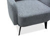 Monroe 29" Fabric Accent Chair with Metal Legs - Grey | Fauteuil d’appoint Monroe de 29 po en tissu avec pattes en métal - gris