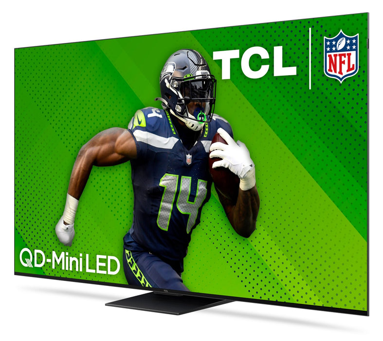 Téléviseur intelligent QLED à mini DEL de TCL UHD 4K de 85 po à 120 Hz avec HDR Ultra, FreeSyncMC AMD et Google TVMC (85QM751G)