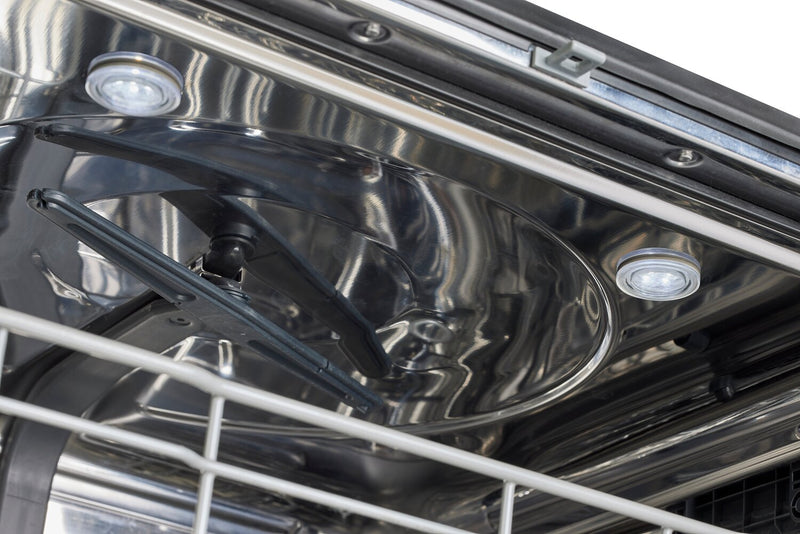 Lave-vaisselle Classic Rétro par Unique de 24 po et de 45 dBA avec commandes sur le dessus - vert menthe estival - UGP-24CR DW LG