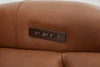 Shaquille O’Neal Home Titan 42" Genuine Leather Power Reclining Chair with Shaq-o-pedic Comfort – Earth  | Fauteuil à inclinaison électrique Titan de Shaquille O’Neal Home de 42 po en cuir véritable avec confort Shaq-o-pedic - terre