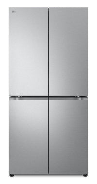 Réfrigérateur LG de 18,6 pi³ et de 33 po de profondeur comptoir à 4 portes françaises - acier inoxydable - LF19C8200S