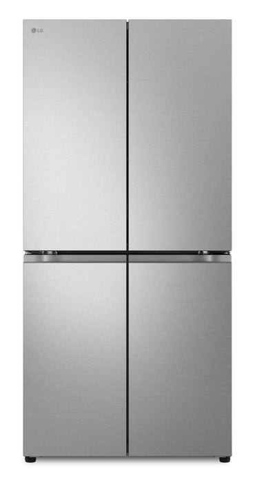 Réfrigérateur LG de 18,6 pi³ et de 33 po de profondeur comptoir à 4 portes françaises - acier inoxydable - LF19C8200S