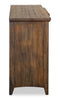 Wesley 80" Traditional TV Stand with Storage and Cable Management for TVs up to 85" - Toasted Nutmeg | Meuble pour téléviseur traditionnel Wesley de 80 po avec rangement et système de gestion des câbles